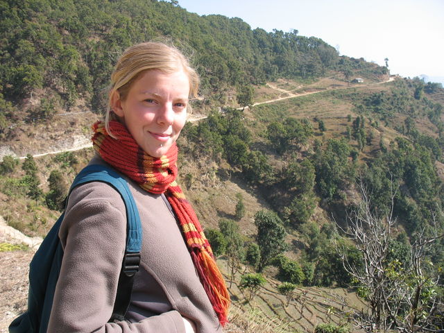 Maïte pendant la balade Dopahare – Pokhara IMG_7070.JPG